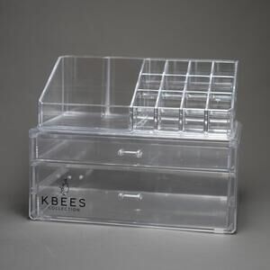 Makeup Storage Organizer for Vanity Lipsticks Brushes Cosmetics Skincare